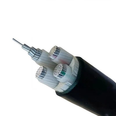 YJLV PVC חוט ליבת אלומיניום חיצוני XLPE מבודד כבל חשמל תת קרקעי 0.6/1kv